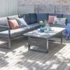 Loungeset VONGE 6-sits Svart -UteLuxe Butik 120709