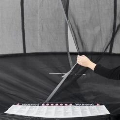 Studsmatta FALK Ø426 M/nät Svart -UteLuxe Butik 149230