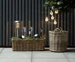 Solcellslampa STORJO B15xL12xH10 Grå -UteLuxe Butik 149775 2