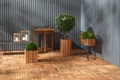 Trädgårdskruka MYRHAUK Ø34xH50 Trä -UteLuxe Butik 149795 1