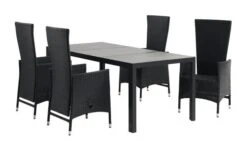 MAMRELUND L195 Grå + 4 SKIVE Svart -UteLuxe Butik 149941