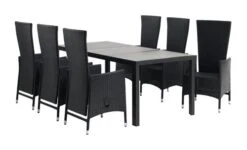 MAMRELUND L195 Grå + 4 SKIVE Svart -UteLuxe Butik 149942