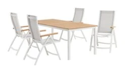 RAMTEN L206 Bord Hårdträ + 4 SLITE Positionsstol Vit 11 RAMTEN L206 Bord Hårdträ + 4 SLITE Positionsstol Vit -UteLuxe Butik 149982
