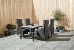 MAMRELUND L195 Grå + 4 SKIVE Svart -UteLuxe Butik 153392