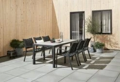 Stapelstol JEKSEN Svart -UteLuxe Butik 153396 2