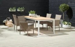 Bord RAMTEN B90xL206 Hårdträ -UteLuxe Butik 155423