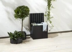 Förvaringsbox HALKEVAD B58xH55xD44 Grå -UteLuxe Butik 156051