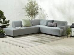 Loungesoffa UHRE 6-sits Ljusgrå Allväders -UteLuxe Butik 160477