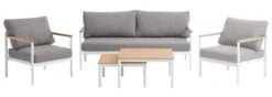 Loungeset ODDESUND 5-sits Vit -UteLuxe Butik 177258