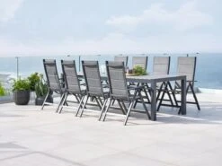 HOBURGEN L205/275 Grå + 4 MYSEN Grå -UteLuxe Butik 178393