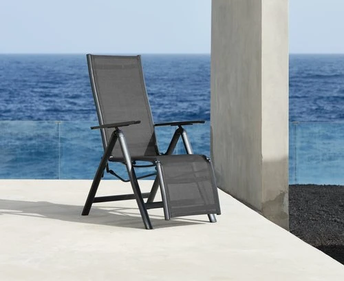 Solstol LOMMA Svart 4 Solstol LOMMA Svart - Bild 2