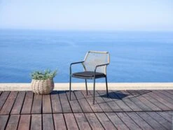 Stapelstol FASTRUP Svart -UteLuxe Butik 178595