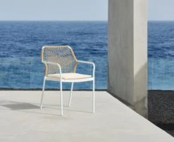 Stapelstol FASTRUP Vit -UteLuxe Butik 178596