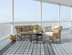 Loungesoffa LILLESAND 3-sits Natur -UteLuxe Butik 178771