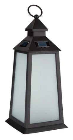 Solcellslampa TOFSMES B14xL14xH32 Svart