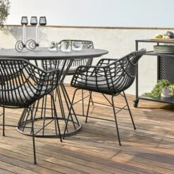 Stol ILDERHUSE Svart -UteLuxe Butik 180549 1