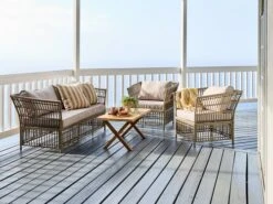 Loungeset LILLESAND 5-sits Natur