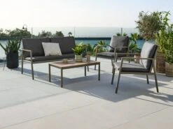 Loungeset OTTERUP 4-sits Grå