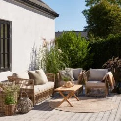 Loungestol LILLESAND Natur -UteLuxe Butik 194478 1