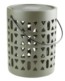 Solcellslampa SANDSVALE Ø16xH21 Grön