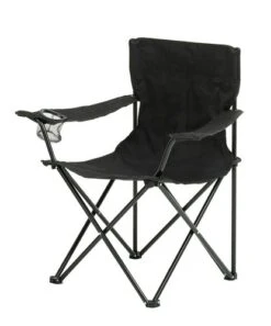 Campingstol HALDBAKKEN Svart