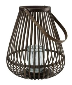 Lykta MUSVIT Ø34xH40 Brun