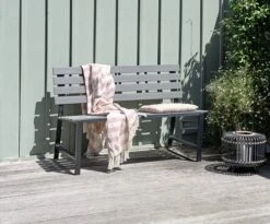 Bänk KLINT B125xD58 Grå -UteLuxe Butik 201370