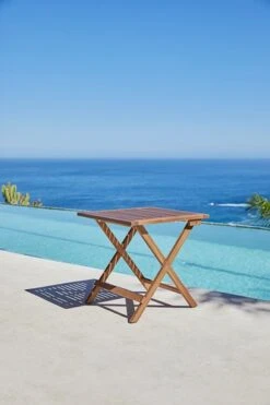 Sidobord UBJERG B46xL46xH46 Hårdträ -UteLuxe Butik 201389