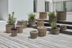 Trädgårdskruka RINGTROST Ø32/37 Natur 2st/set -UteLuxe Butik 202080 2