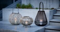 Lykta MUSVIT Ø34xH40 Brun -UteLuxe Butik 214763 1