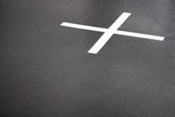 Studsmatta FALK Ø426 M/nät Svart -UteLuxe Butik 80049