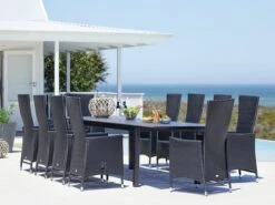 MOSS L214/315 Grå + 4 SKIVE Svart -UteLuxe Butik 95280