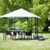 Paviljong FAABORG 3x3m Vit -UteLuxe Butik 97523